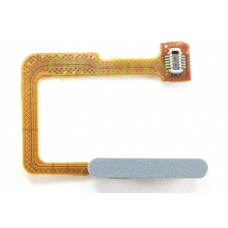Шлейф Xiaomi Poco F5, з кнопкою ввімкнення, зі сканером відбитка пальця білого кольору, оригінал PRC