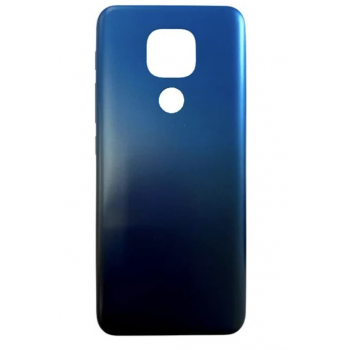 Задняя крышка для Motorola XT2081-1 Moto E7 Plus, синяя, Navy Blue, оригинал (Китай) 