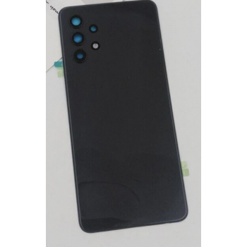 Задняя крышка для Samsung A326B Galaxy A32 5G, черная, Awesome Black, оригинал (Китай) + стекло камеры 