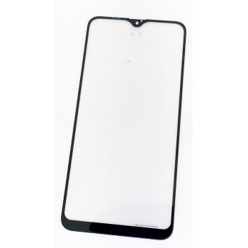 Стекло дисплея для Samsung A105F Galaxy A10 2019, черное, с OCA-пленкой, оригинал (Китай) с олеофобным покрытием