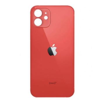 Задняя крышка (стекло) iPhone 12, цвет красный