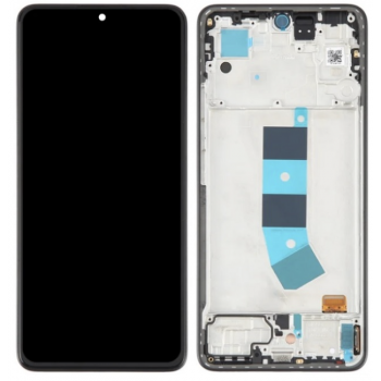 Дисплей (екран) для Xiaomi Redmi Note 13 4G чорний, OLED, з рамкою, Midnight Black