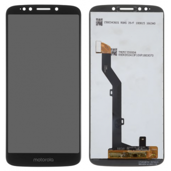 Дисплей (экран) для Motorola XT1922 Moto G6 Play/XT1944 Moto E5/XT1920DL + тачскрин, черный, USA Version, 152 x 70 mm, с передней панелью