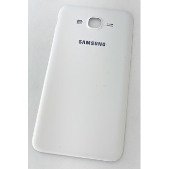 Задняя крышка для Samsung J700H Galaxy J7 (2015), белая, оригинал