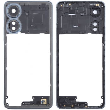Рамка корпусу Xiaomi Redmi 13C /Poco C65 синя, Navy Blue + скло камери