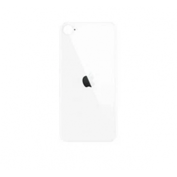 Задняя крышка для iPhone SE 2020, белая с большим отверстием под камеру, копия 