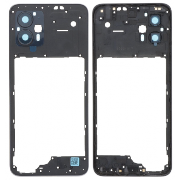 Рамка корпусу для Motorola XT2331 Moto G13/XT2333 Moto G23, чорна, Matte Charcoal + скло камери