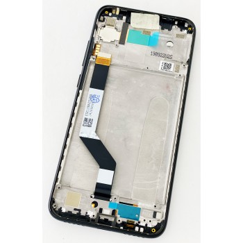 Дисплей (экран) для Xiaomi Redmi Note 7 + тачскрин, черный, с передней панелью, оригинал 