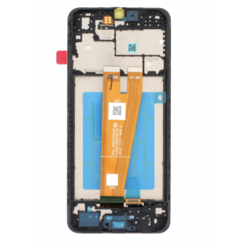 Дисплей (экран) для Samsung A045F Galaxy A04 + touchscreen, черный, хорошего качества, с передней панелью