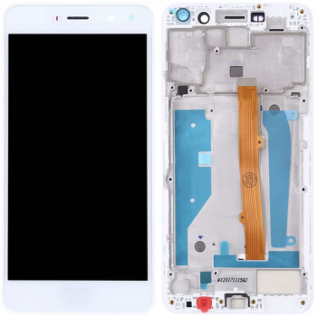Дисплей (экран) для Huawei Y5 2017 (MYA-L02/MYA-L22/MYA-U29)/Y5 III 2017 + тачскрин, белый, с передней панелью