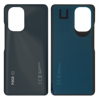 Задняя крышка дляXiaomi Poco F3, черная, Night Black 