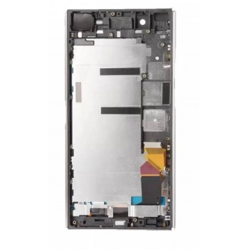 Дисплей (экран) для Sony G8141 Xperia XZ Premium/G8142 + тачскрин, черный, оригинал (Китай) с передней панелью, Deepsea Black