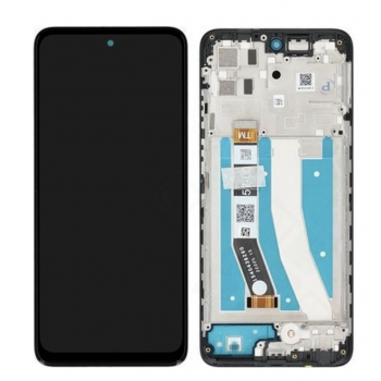 Дисплей (экран) для Motorola XT2235-2 Moto G32 + тачскрин, черный,  с передней панелью