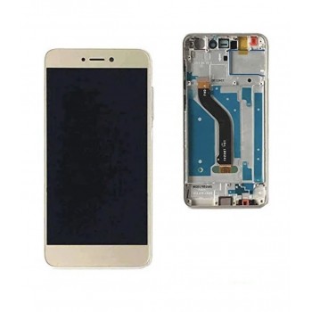 Дисплей (экран) для Huawei P8 Lite (2017), P9 Lite (2017),PRA-LA1,PRA-LX1, PRA-LX3, золотой с передней панелью