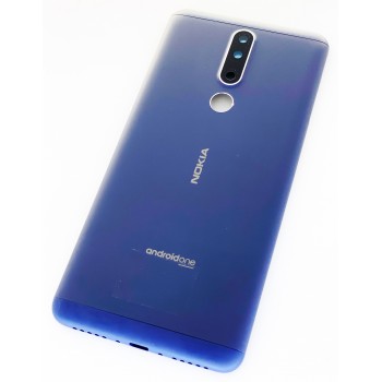 Задняя крышка для Nokia 3.1 Plus TA-1104/TA-1113/TA-1115/TA-1117/ TA-1118/TA-1124/ TA-1125, синяя