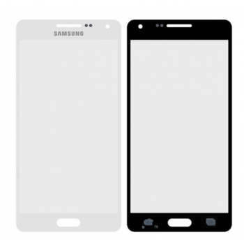 Стекло (для ремонта дисплея) для Samsung A500H Galaxy A5, с OCA пленкой, цвет белый