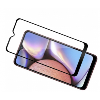 Защитное стекло для Samsung A107 Galaxy A10S, Full Glue 6D, цвет черный